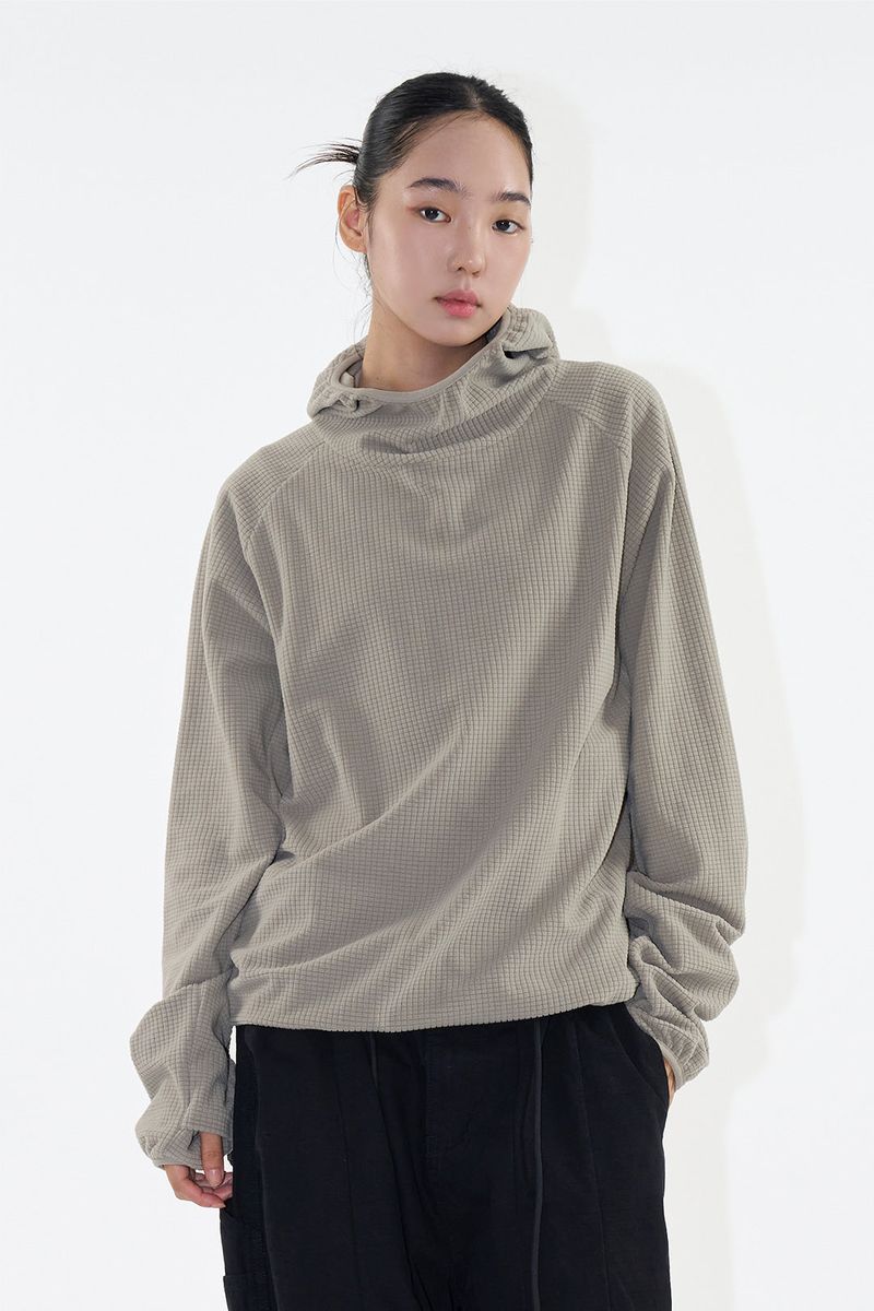 Raucohouse（ラウコハウス）の「Lake waffle warmer hoodie（Tops）」