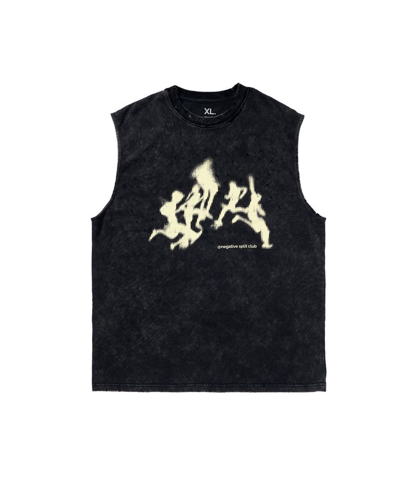 negative split club（ネガティブスプリットクラブ）の「Air Act Mineral Sprint Singlet (Black)（Tops）」