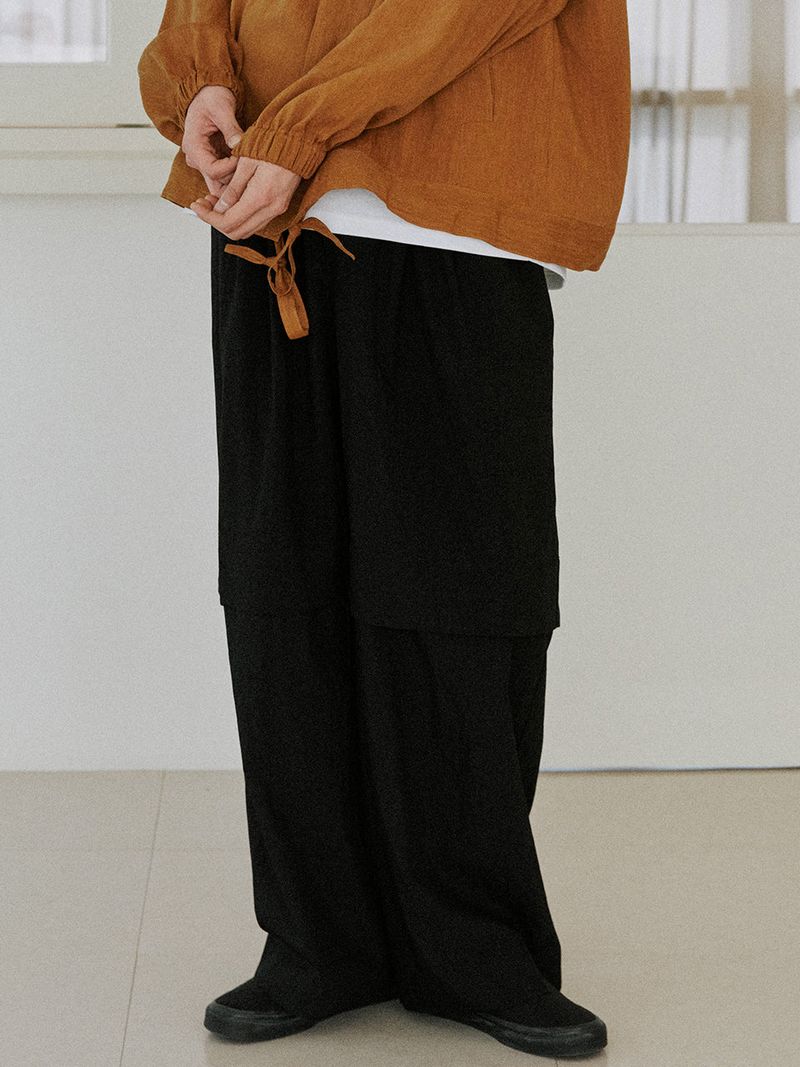malen（マレン）の「unisex folding pants black（Pants）」