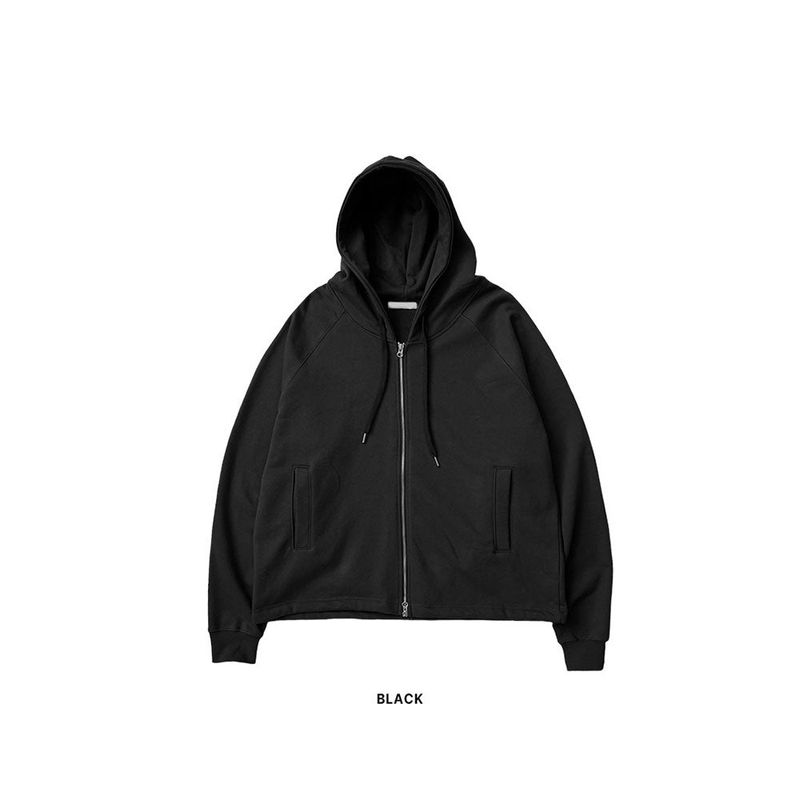ASCLO Heavy Crop Hood Zip Up (3color)
