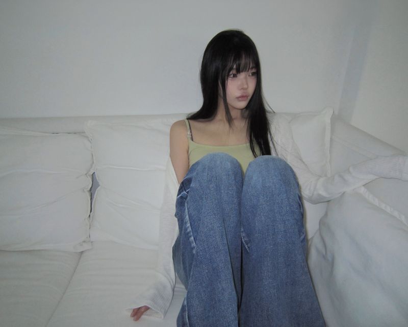 Kawill Washed Wide Denim Pant