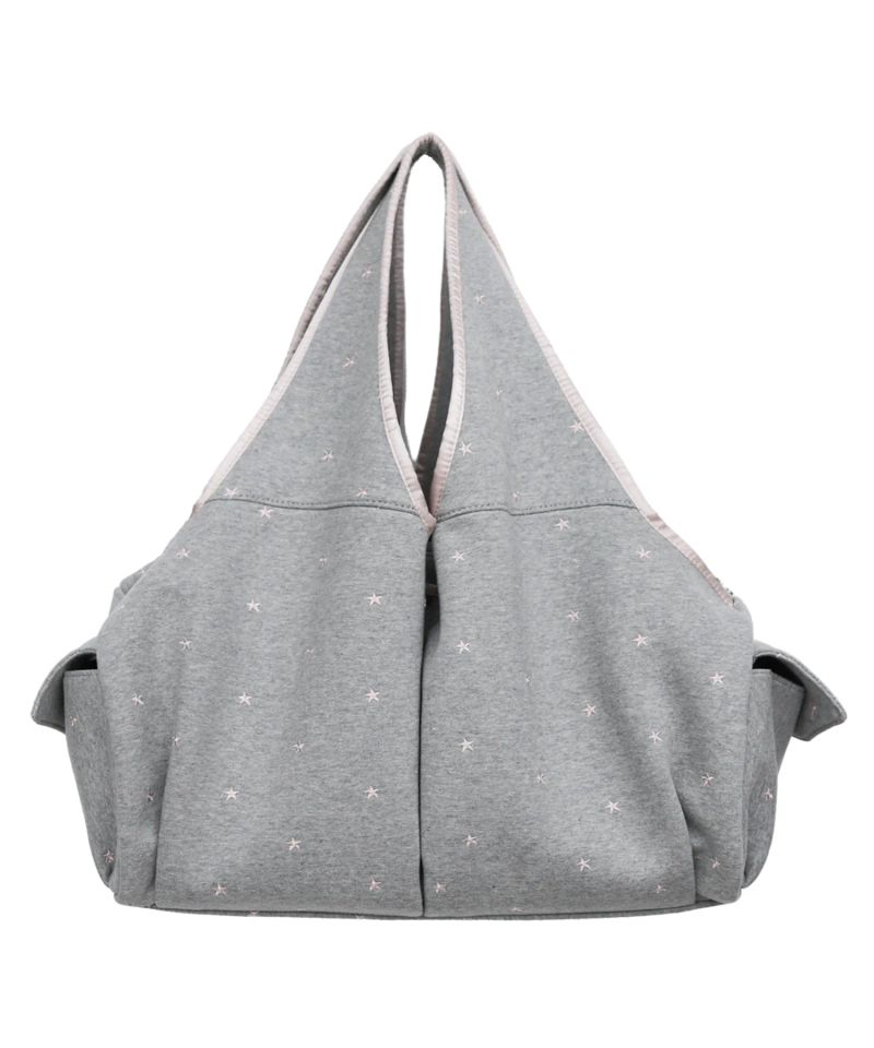 Bow Shoulder Bag (Pink Star)