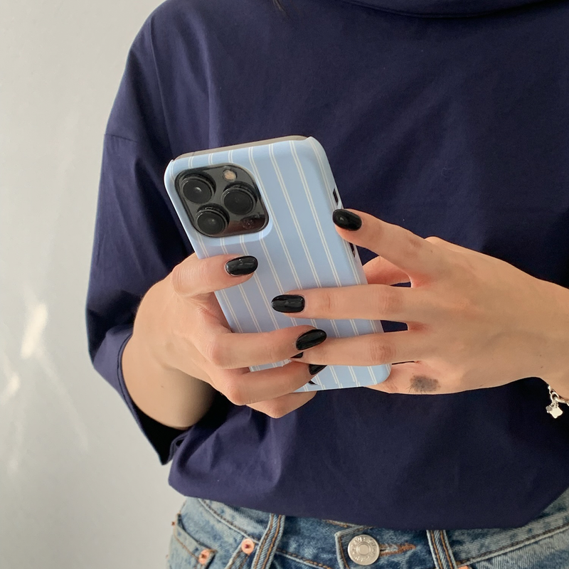 pajama card case - sky blue