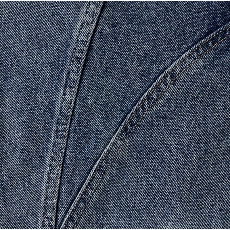 LEGACY CURVED CUT OFF DENIM JACKET