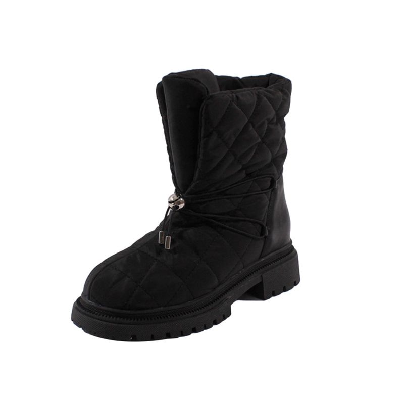  Hi Diamond Quilted Padded Boots _B5559