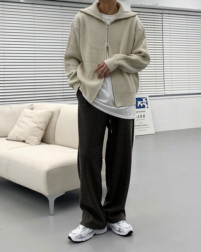 ブラーワイドパンツ