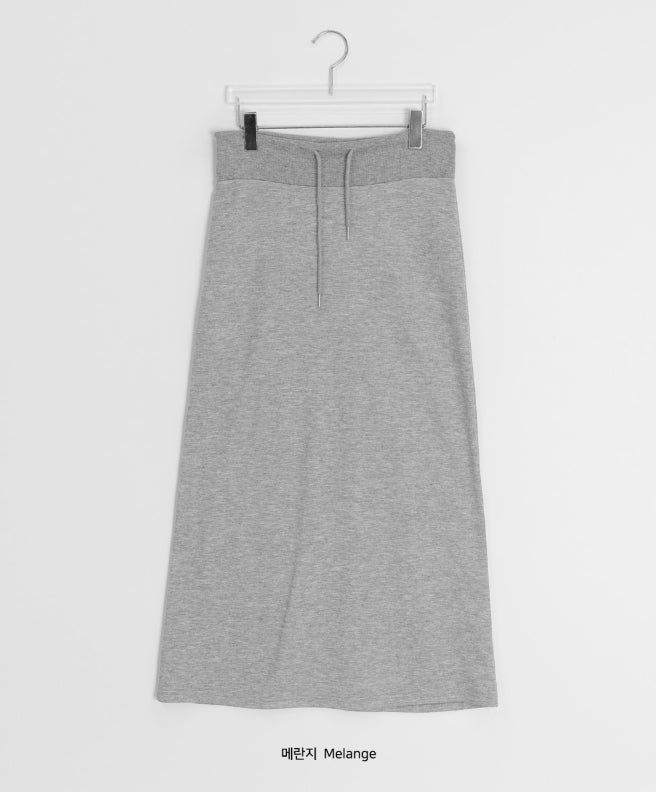 Oha Banding Color Long Skirt