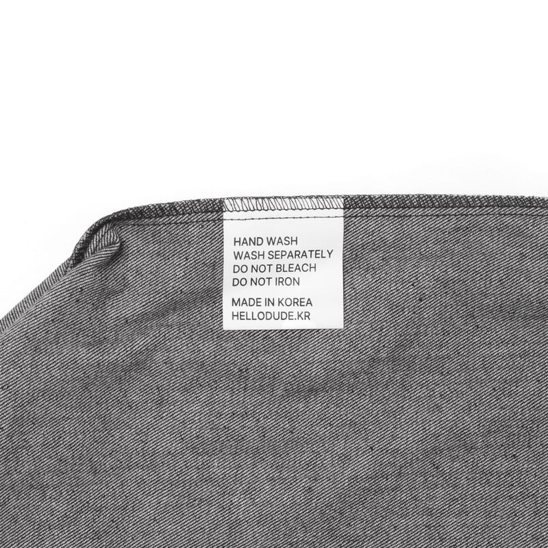 Big tote bag - Heavy stripe denim