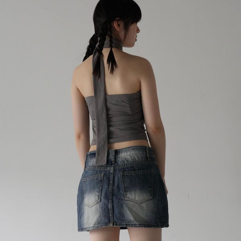 ribbon bustier