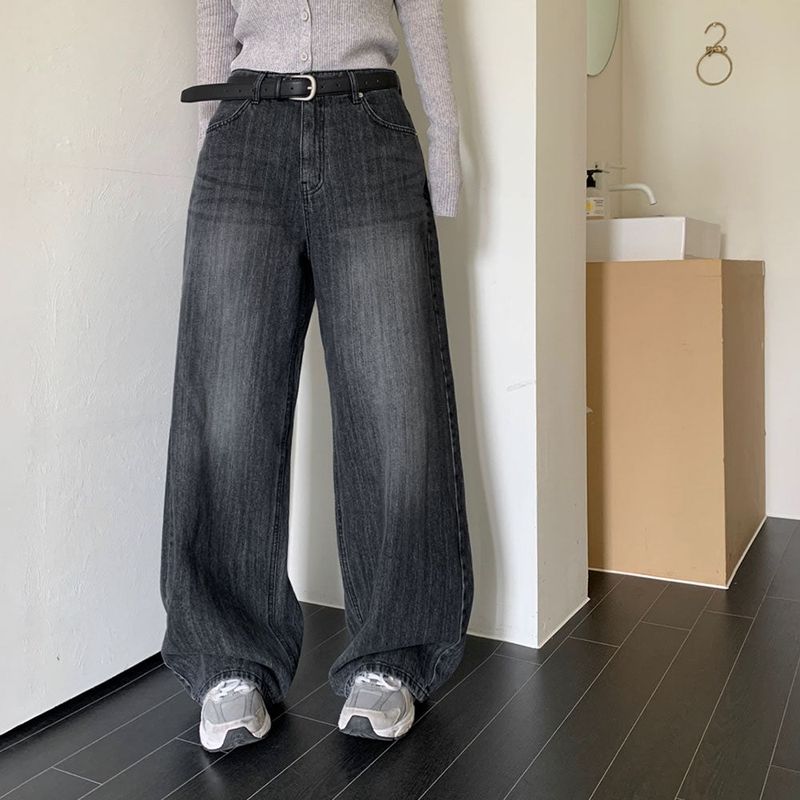 [BELLIDE MADE] Fall-in Wide Denim Pants