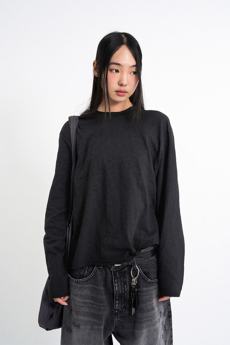 Cutoff slab long sleeve