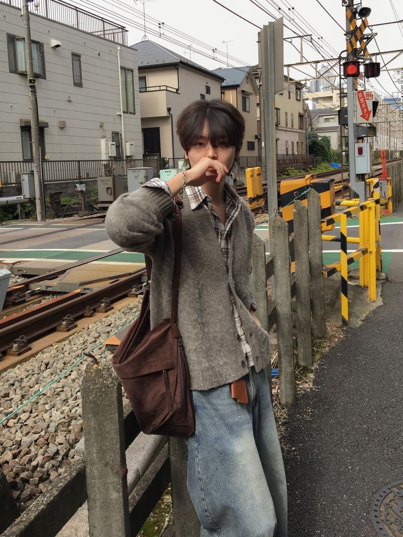 WHAT A LOOK（ワット ア ルック）の「テヴァウールブラッシュカーディガン（トップス）」