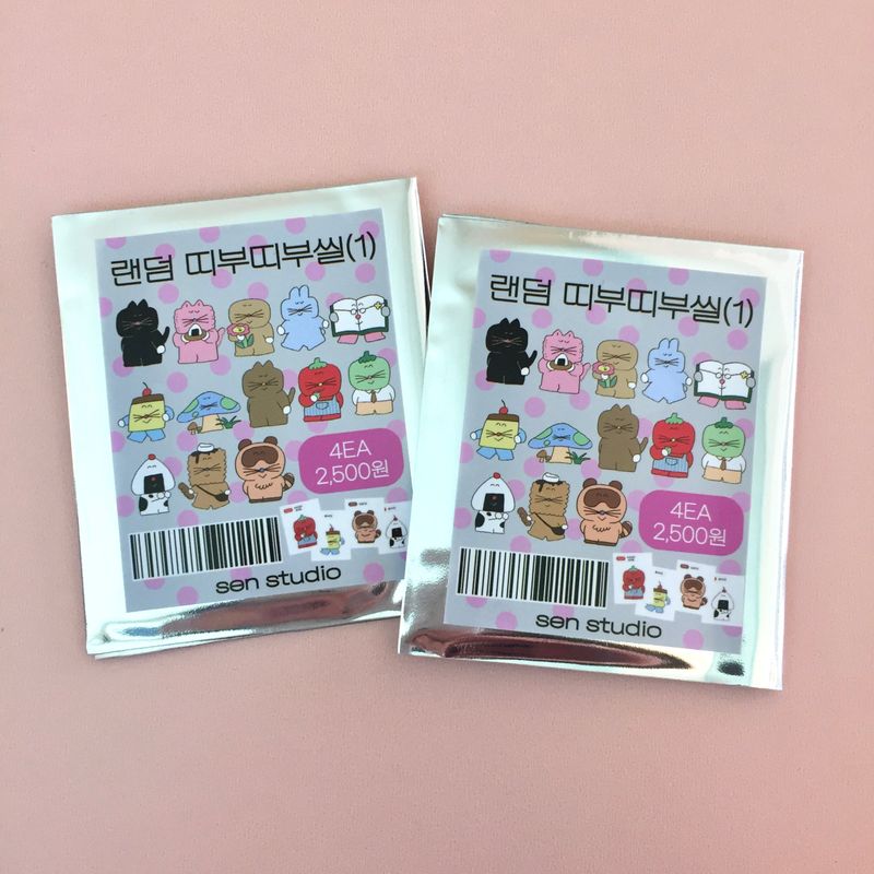 ランダムコレクションステッカーパック (4ea x 2)