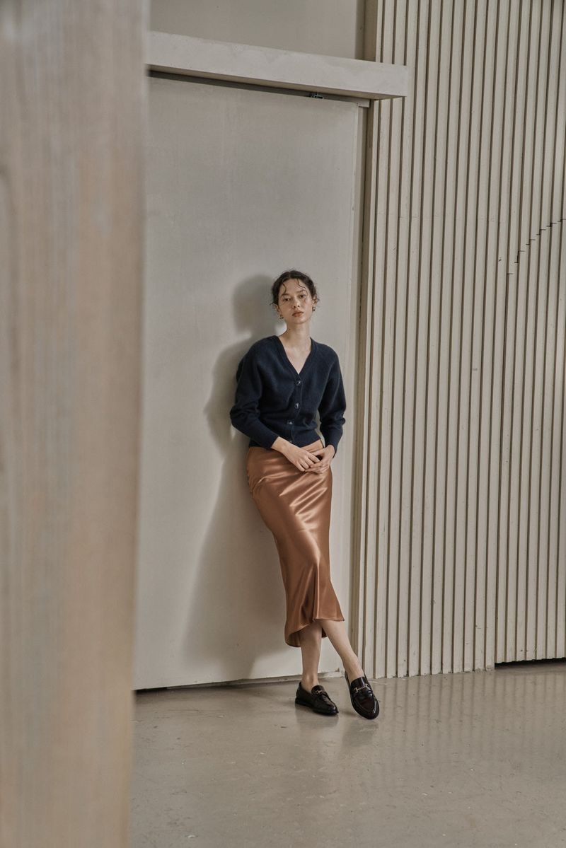 SEYMOUR SKIRT_BROWN