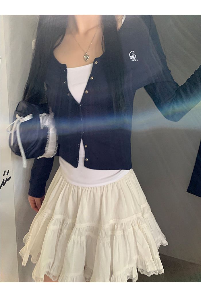 white cancan lovely skirt