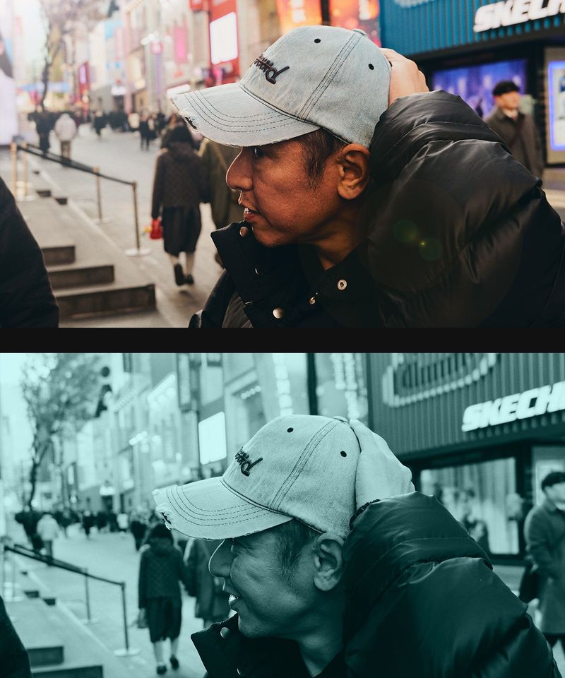 F****D SIGN STRAPBACK DAMAGE -ICE BLUE-