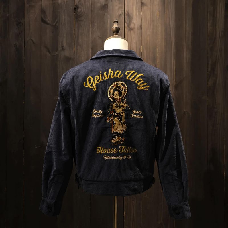 GANGPIE.CLUB（ガンパイクラブ）の「RD Corduroy Jacket Geisha by House Tattoo（Jackets/Outerwear）」