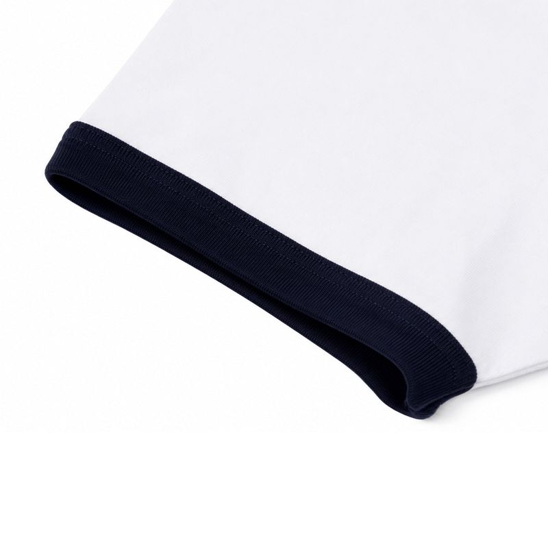 [Unisex] BASIC LINE RINGER T-SHIRT [WHITE]