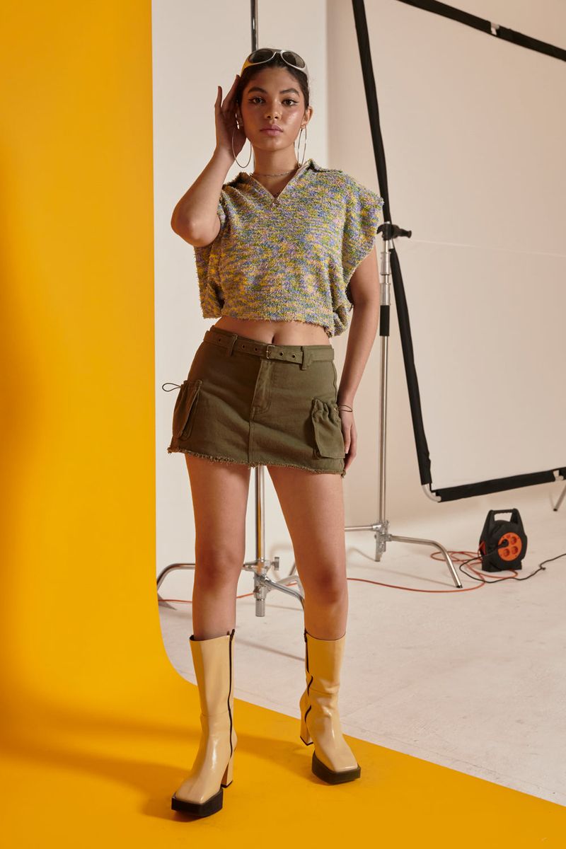 CARGO MINI SKIRT