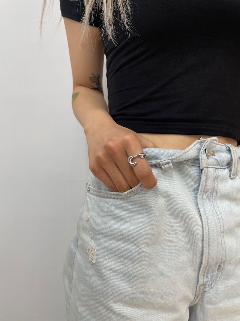 no.42 ring silver (#13 szie)