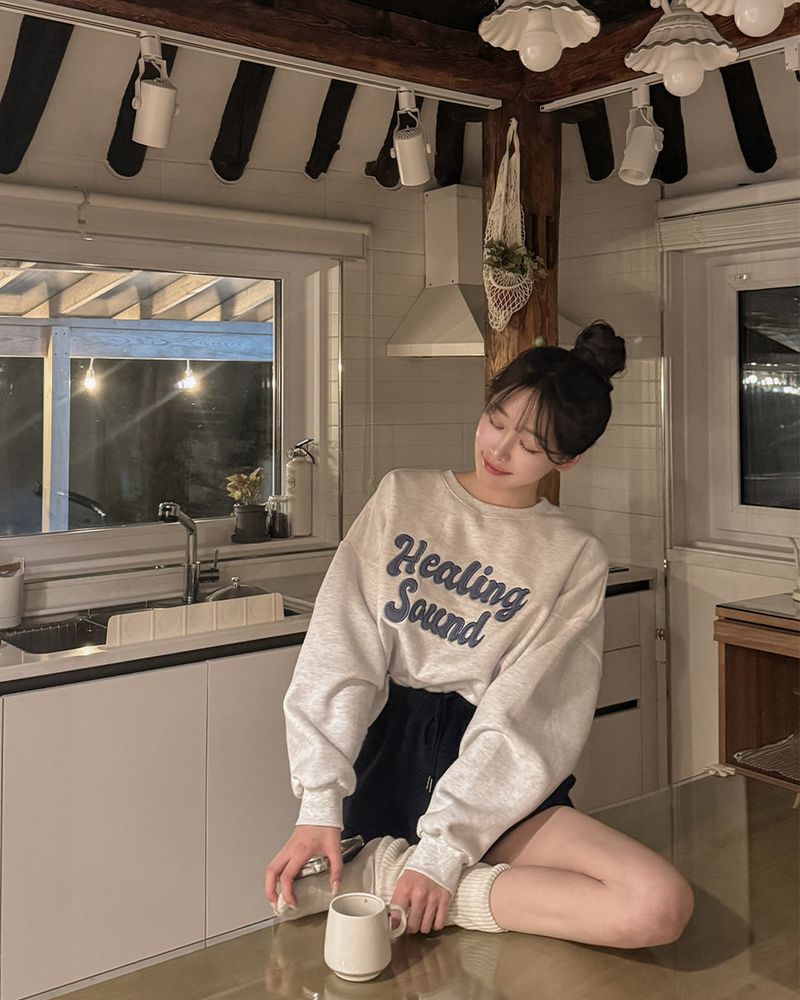 Fleece Crop sweat