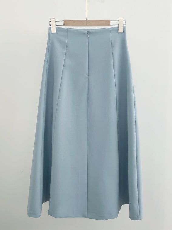 Siken Double Crop Jacket Flare Skirt Set
