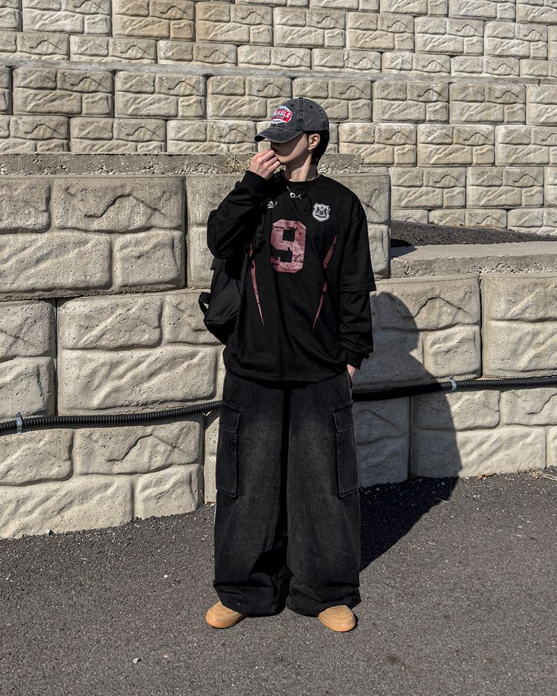 Circuit Wide Track Cargo Denim