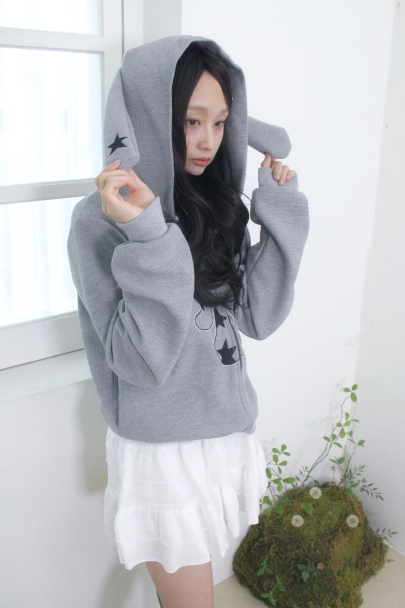 Levit Two-Way Hooded Zip-Up 2color 