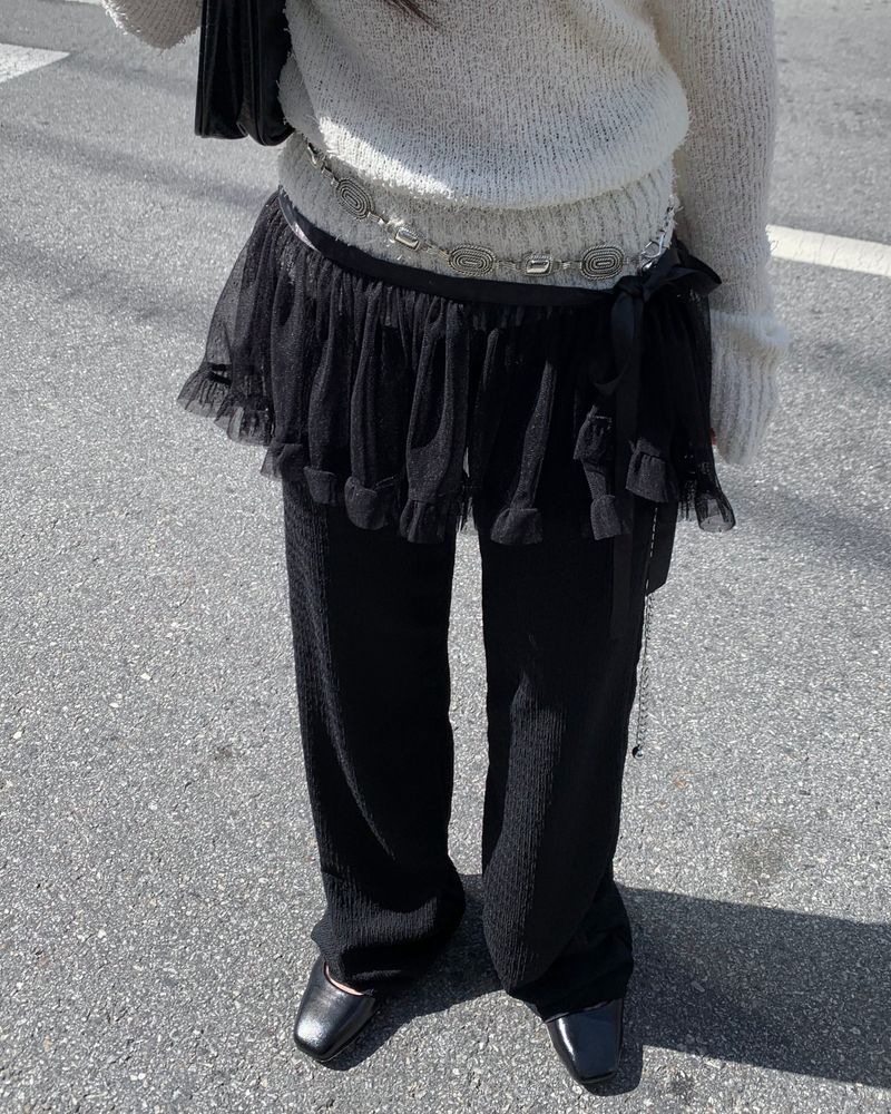 From skirt