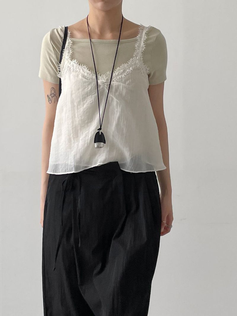 INCHANT ME(インチャントミー)の「Yoru Lace Bustier(Tops)」