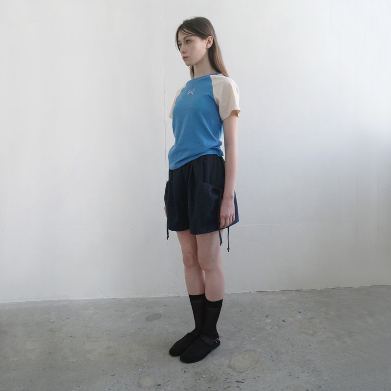 Deep Blue Big Pocket Short