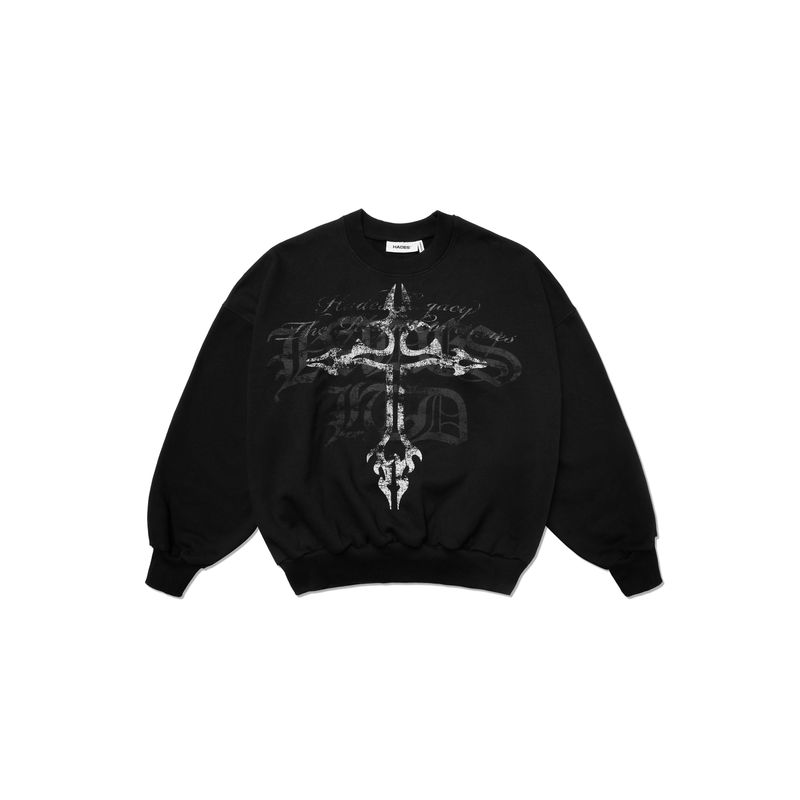 HADES（ハデス）の「HADES RITUAL BLACK SWEATSHIRT（Tops）」