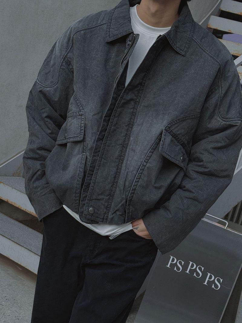 3 TAP Epic Washed Puffer Jacket