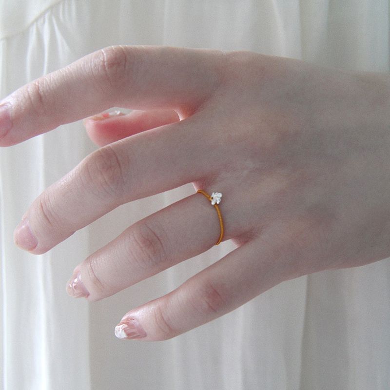 [CCNMADE] Plumeria Ring (5color)