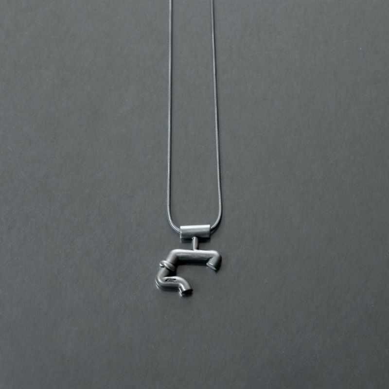[ORDER MADE] CUTTING PIPE B-TYPE NECKLACE