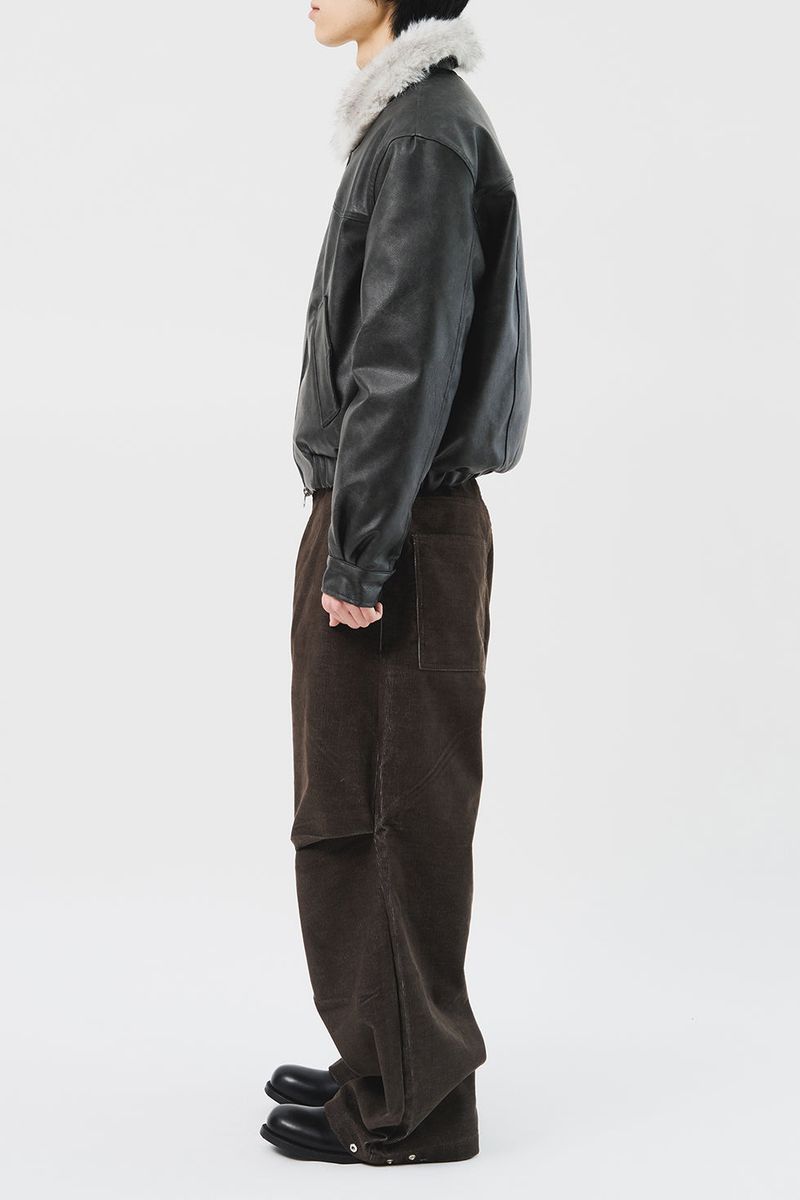 Dept Fur Leather Jacket (3color)