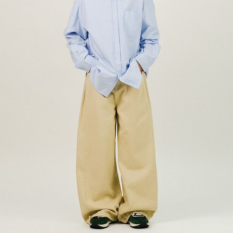 SEMIKAJI(セミカジ)の「ON Snap Wide Cotton Pants(Pants)」