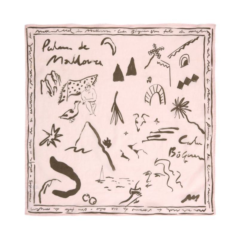[Organic Scarf] Mallorca - Pink