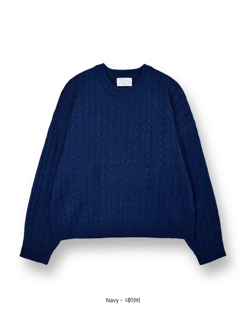 GL Twisted Round Knitwear (5 colors)