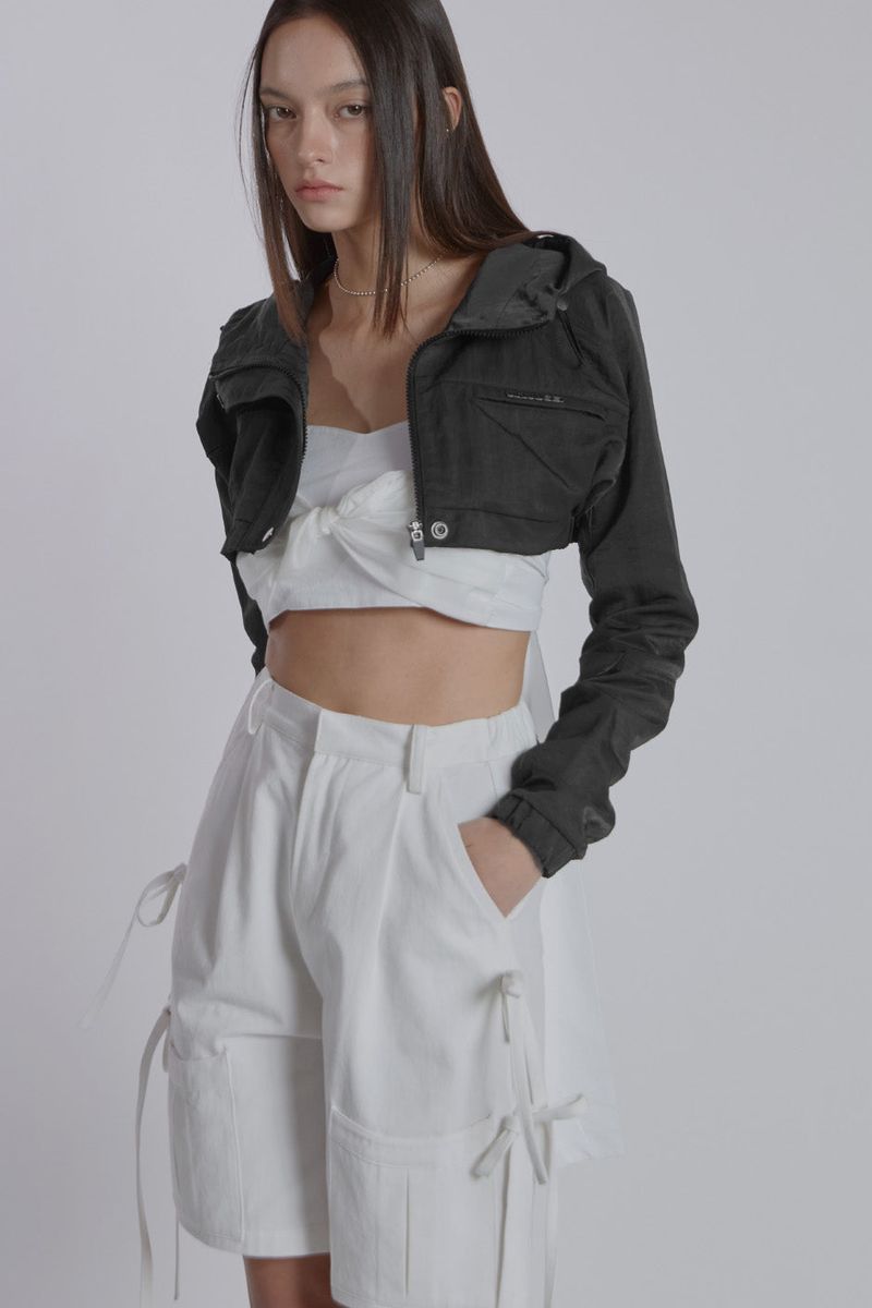 LAYERED KNOT TOP(WHITE)