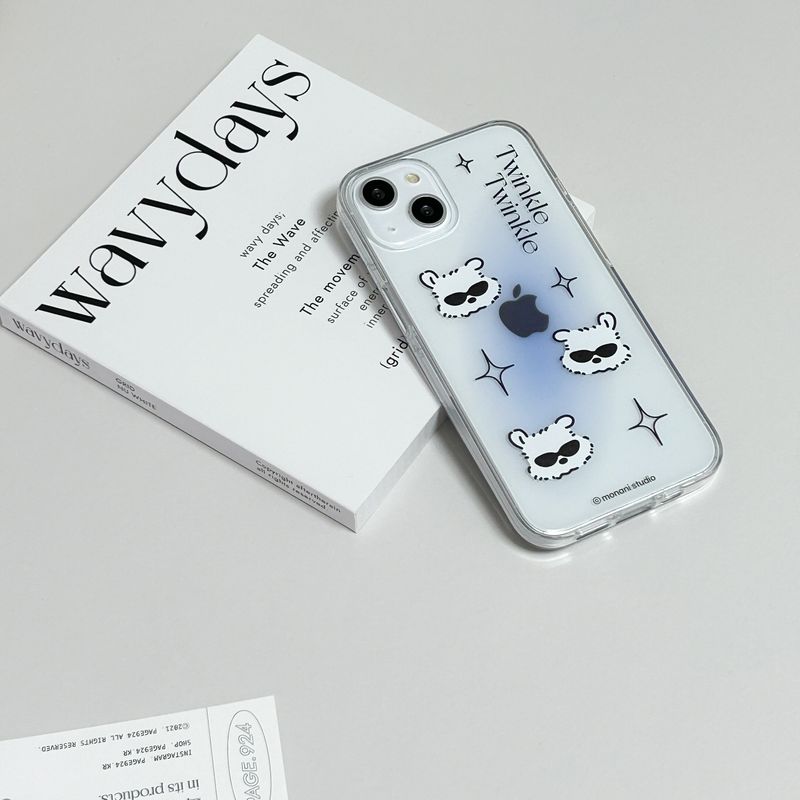 [Gel-hard] Blue PUPU puppy Phone case