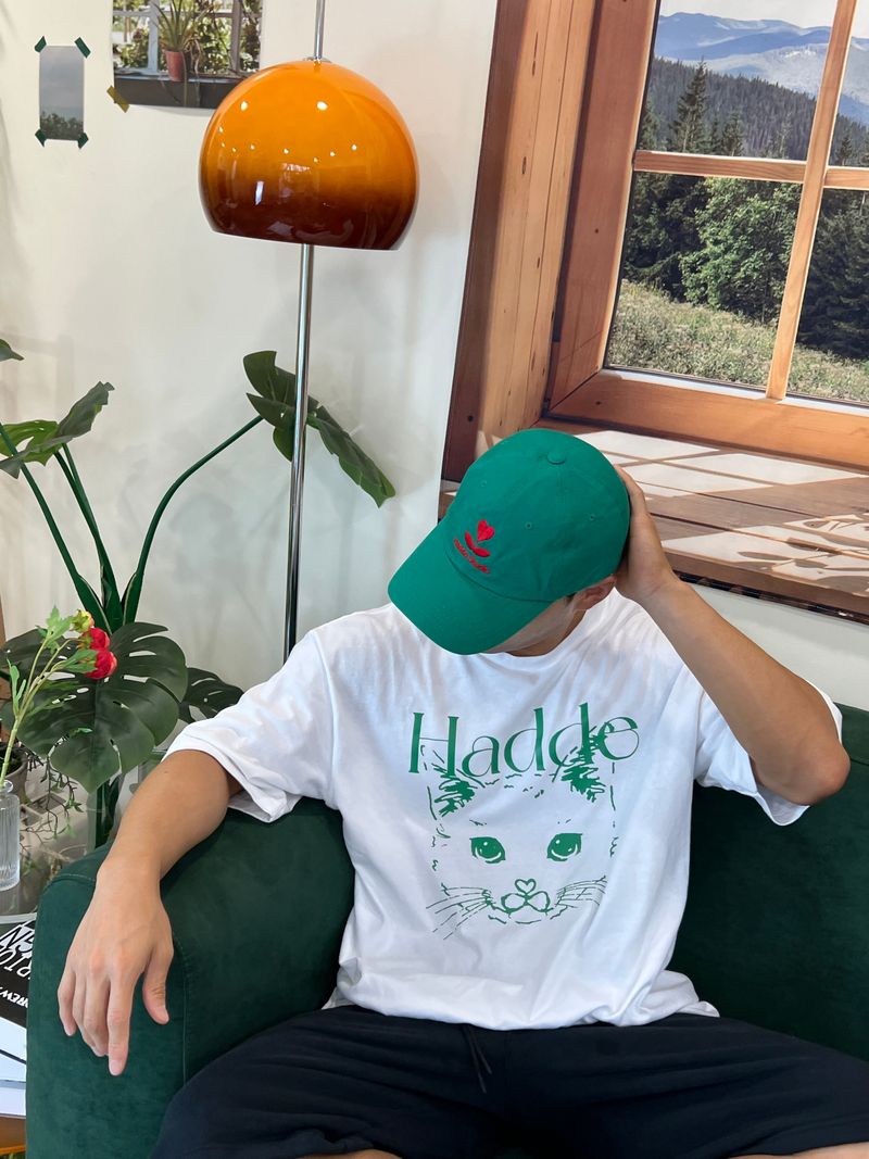 HADDE LOGO BALL CAP GREEN