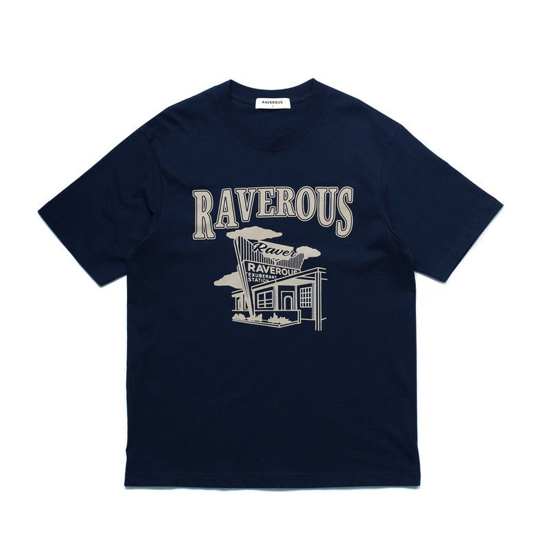 Service Station T-Shirt Navy