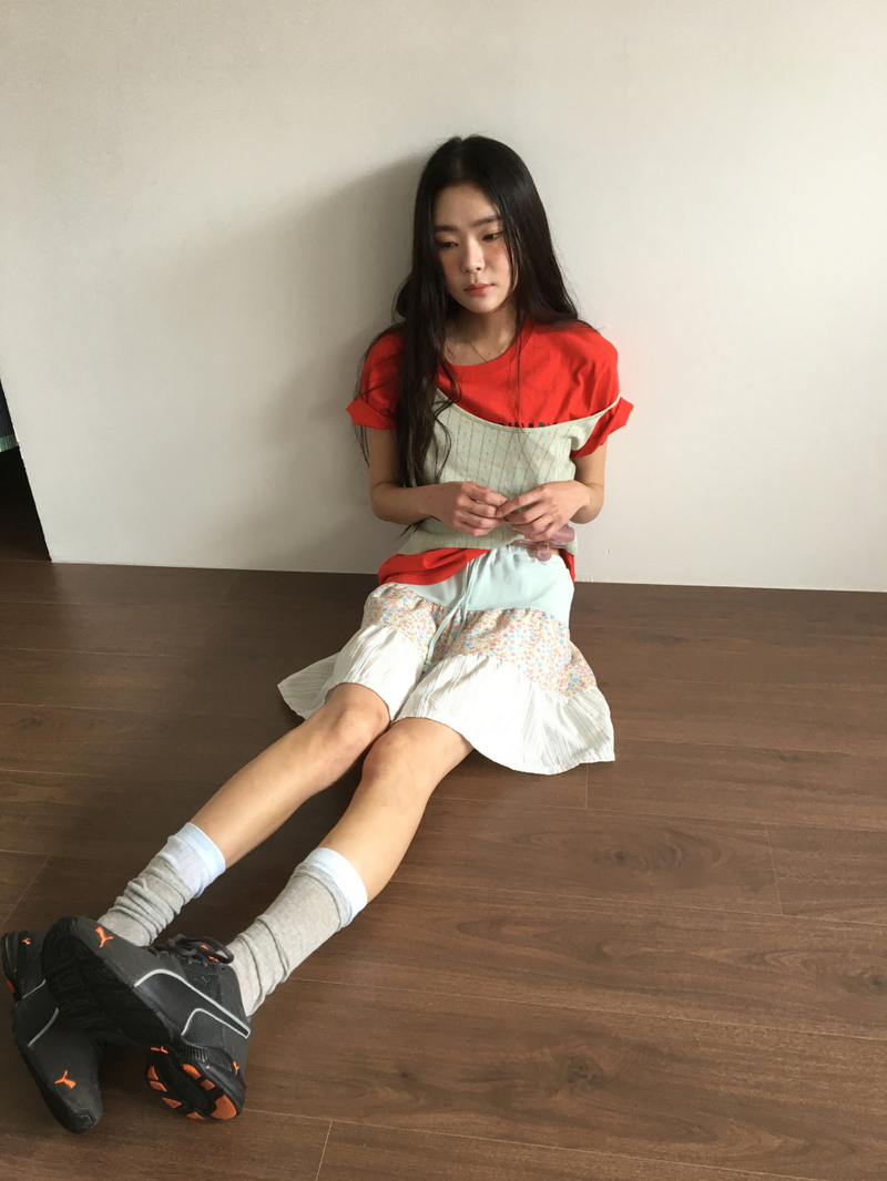 Mani patchwork skirt (2color)