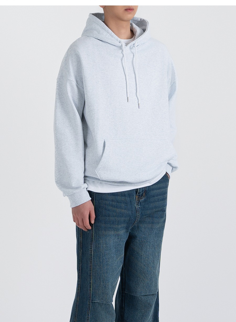 UNDEROFF（アンダーオフ）の「Authentic Relaxed Basic Hoodie White Melange（Tops）」