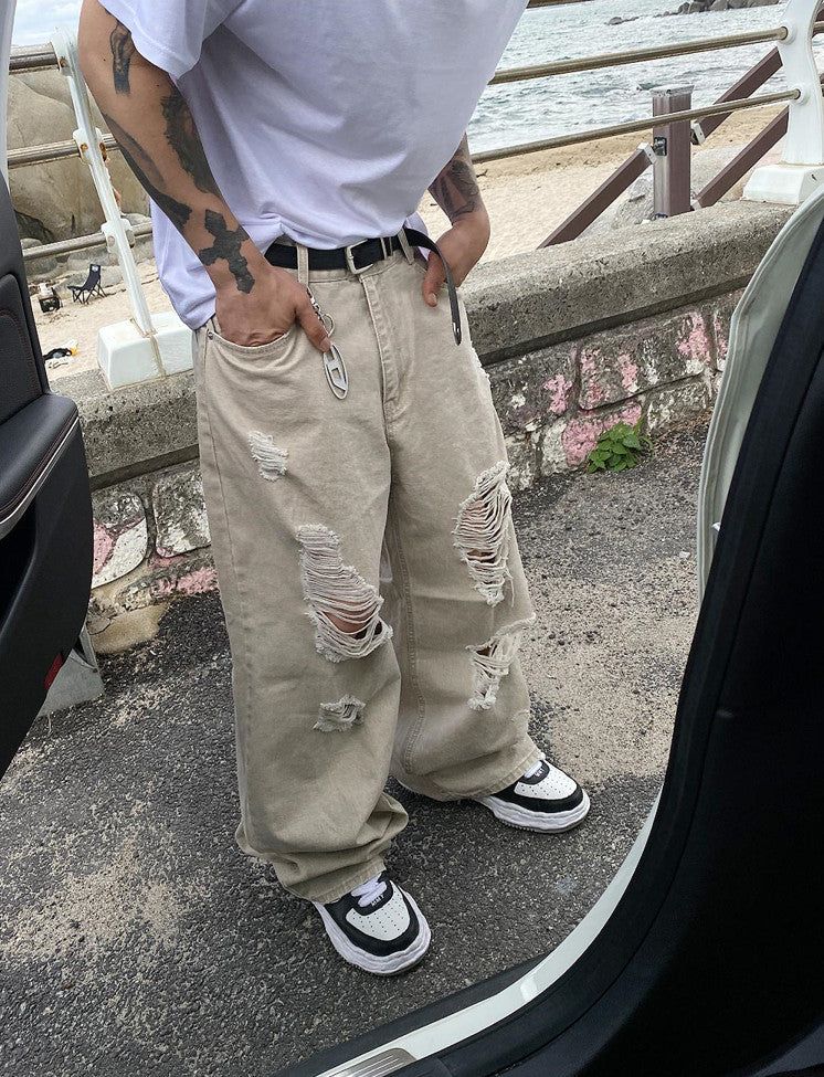 No.0248 BMT washing beige wide PT