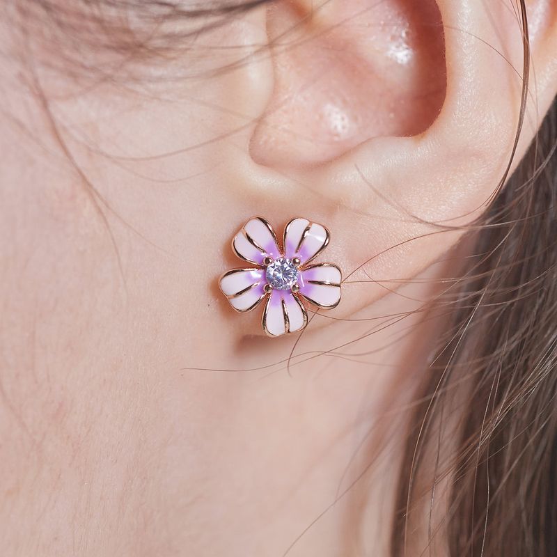 POPPY FLOWER EARRING