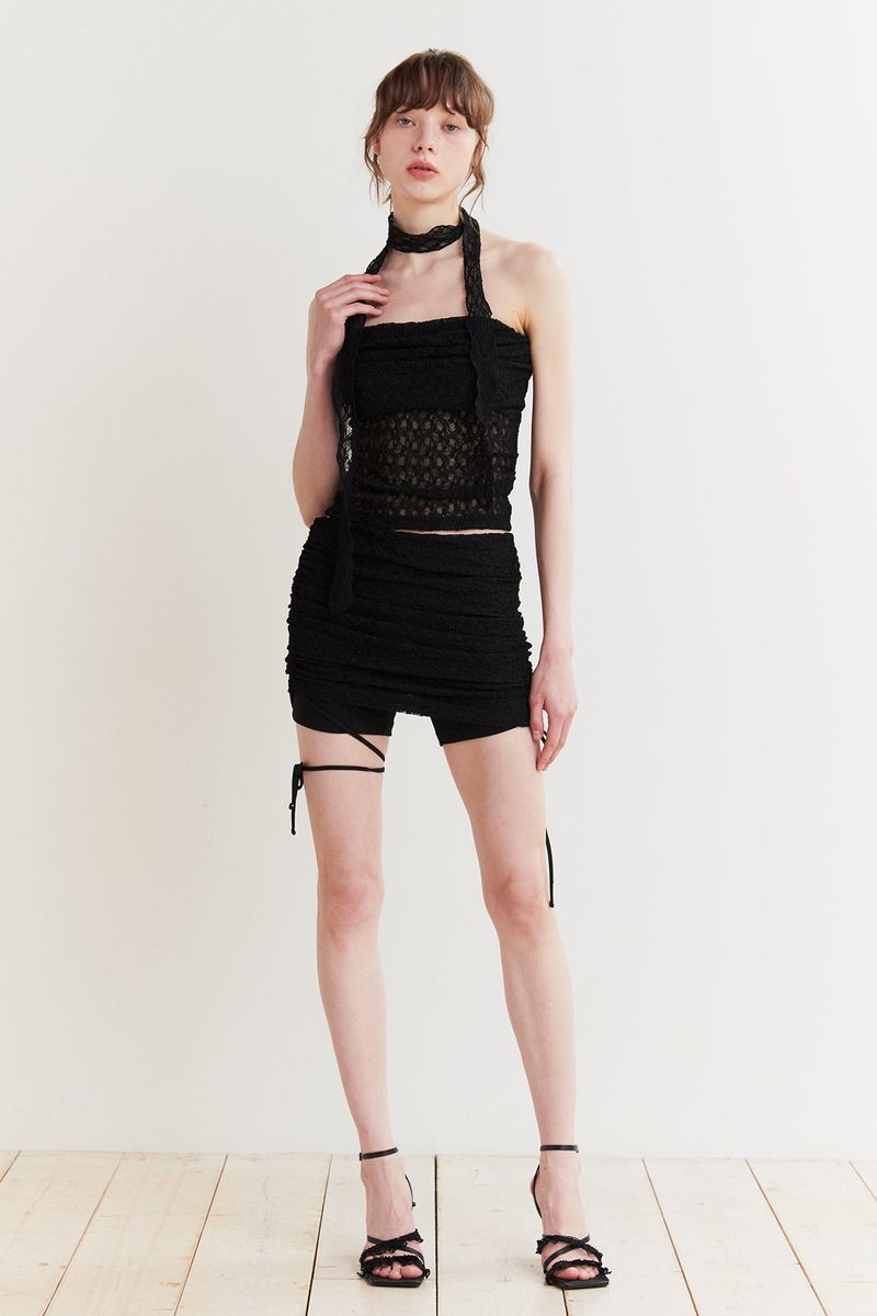 BELLA SKIRT PANTS black
