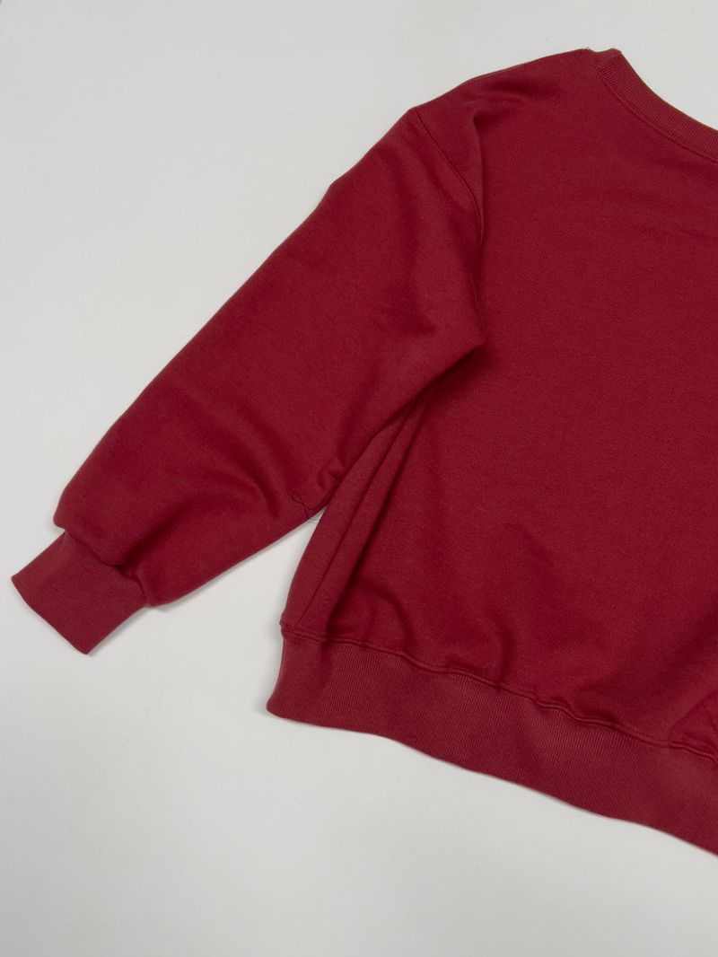 Two-way Boat Neck Over Fit Sweatshirt