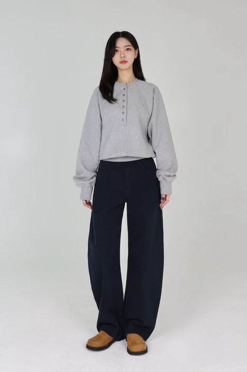 CLOUD NAPPING EVENING BLUE COLOR DING CURVED FIT DENIM code 26027